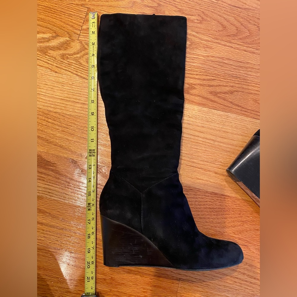 Cole Haan Cora Wedge Suede Boot